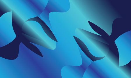 Blue Black color abstract background for social media design ripples pattern vector illustration.のイラスト素材