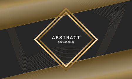 Black golden background for social media design vector pattern vector illustration.のイラスト素材
