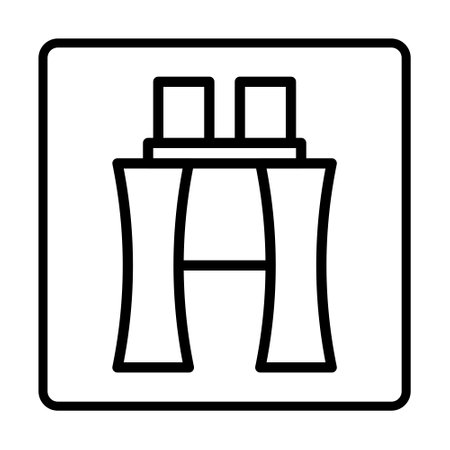 Binoculars Icon. Social media sign icons. Vector illustration isolated for graphic, web design, apps and websitesのイラスト素材