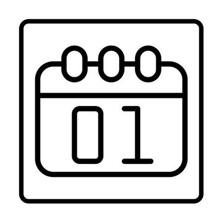 Calendar Icon. Social media sign icons. Vector illustration isolated for graphic, web design and apps.のイラスト素材