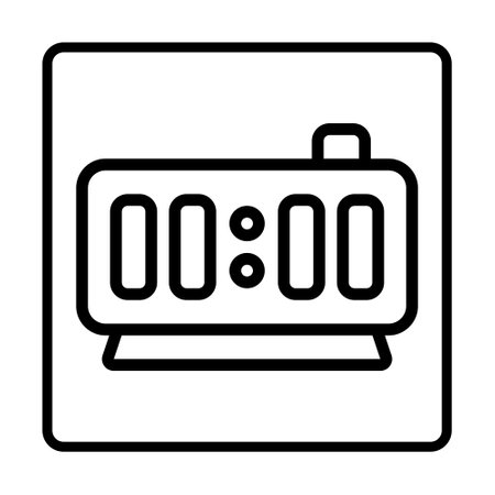 Clock Icon. Social media sign icons. Vector illustration isolated for graphic, web design and apps.のイラスト素材