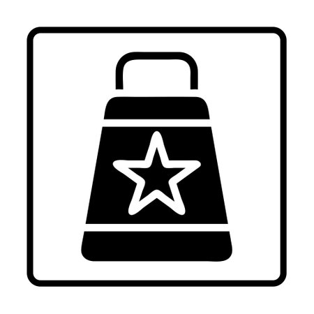 Bag solid Icon. Social media sign icons. Vector illustration isolated for graphic, web design, apps and websitesのイラスト素材