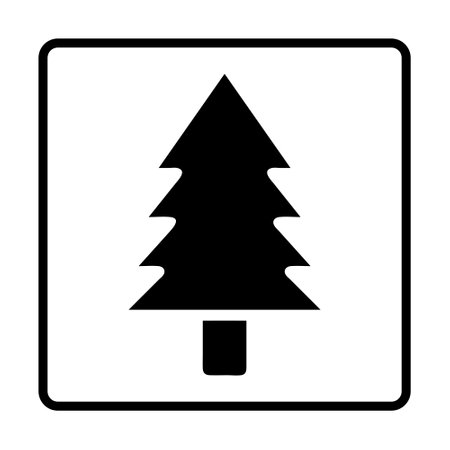 Tree solid Icon. Social media sign icons. Vector illustration isolated for graphic, web design, apps and websitesのイラスト素材