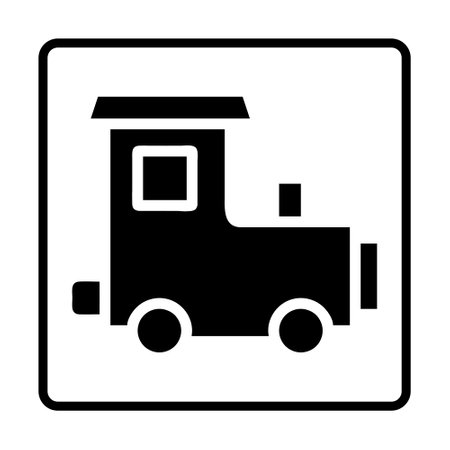 Train Toys solid Icon. Social media sign icons. Vector illustration isolated for graphic, web design, apps and websitesのイラスト素材