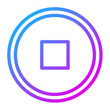 coin gradient illustration vector and logo new year icon perfect. Icon sign from modern collection for mobile concept and web. Nice design perfect.のイラスト素材