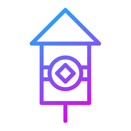 firecrackers gradient illustration vector and logo new year icon perfect. Icon sign from modern collection for mobile concept and web. Nice design perfect.のイラスト素材