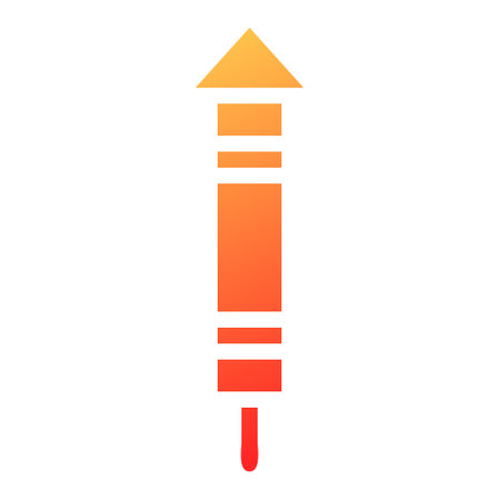 firecrackers gradient solid illustration vector and logo new year icon perfect. Icon sign from modern collection for web. Nice design perfect.のイラスト素材