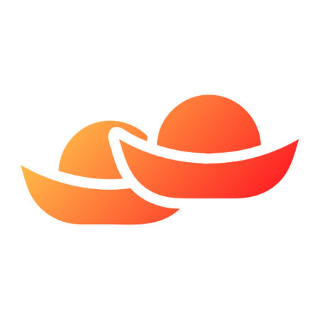 fortune gradient solid illustration vector and logo new year icon perfect. Icon sign from modern collection for web. Nice design perfect.のイラスト素材