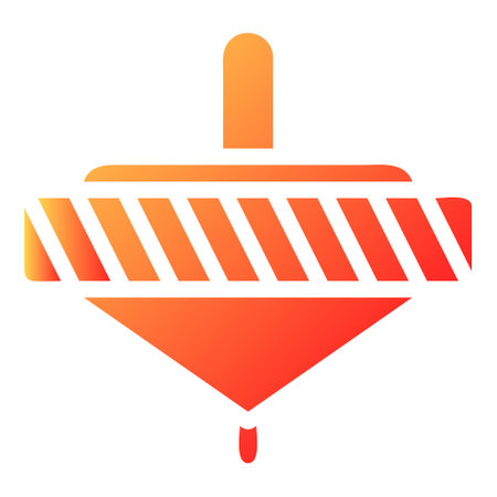 spinning gradient solid illustration vector and logo new year icon perfect. Icon sign from modern collection for web. Nice design perfect.のイラスト素材