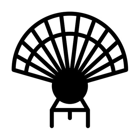 fan dualtone illustration vector and logo new year icon perfect. Icon sign from modern collection for web. Nice design perfect.のイラスト素材