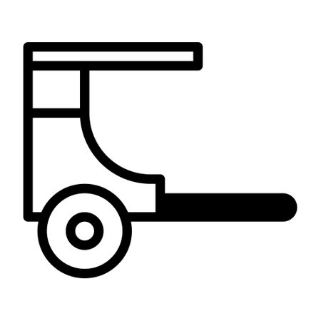 rickshaw dualtone illustration vector and logo new year icon perfect. Icon sign from modern collection for web. Nice design perfect.のイラスト素材