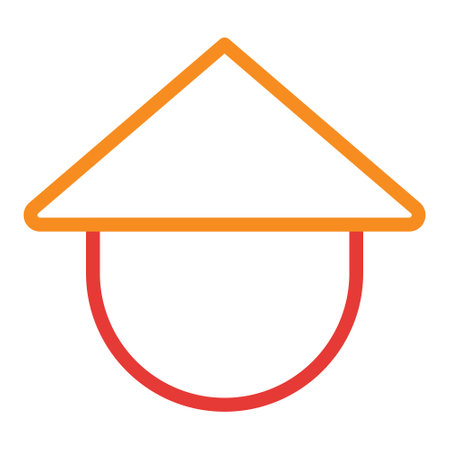 hat multicolor red illustration vector and logo new year icon perfect. Icon sign from modern collection for web. Nice design perfect.のイラスト素材