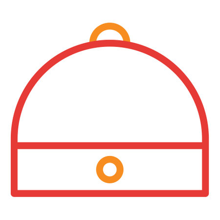 hat multicolor red illustration vector and logo new year icon perfect. Icon sign from modern collection for web. Nice design perfect.のイラスト素材
