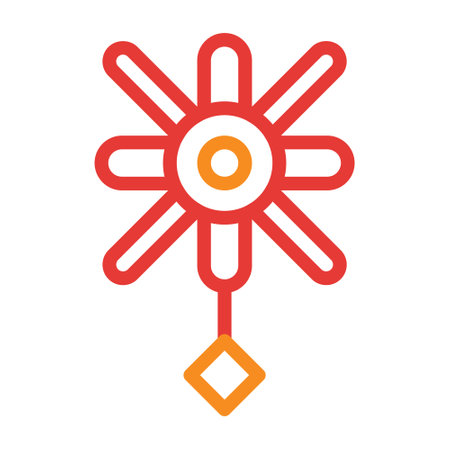 decoration multicolor red illustration vector and logo new year icon perfect. Icon sign from modern collection for web. Nice design perfect.のイラスト素材