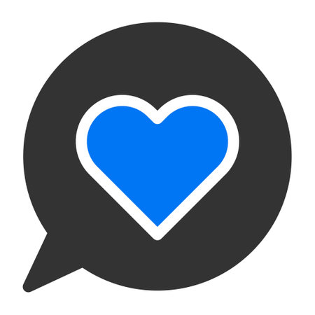 massage solid blue grey valentine illustration vector and logo new year icon perfect. Icon sign from modern collection for web. Nice design perfect.のイラスト素材