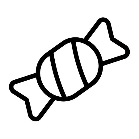 candy valentine icon outline style illustration vector and logo. Icon sign from modern collection for web. Nice design perfect.のイラスト素材