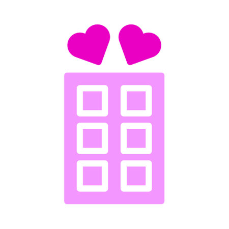 valentine icon solid pink style illustration vector and logo. Icon sign from modern collection for web. Nice design perfect.のイラスト素材