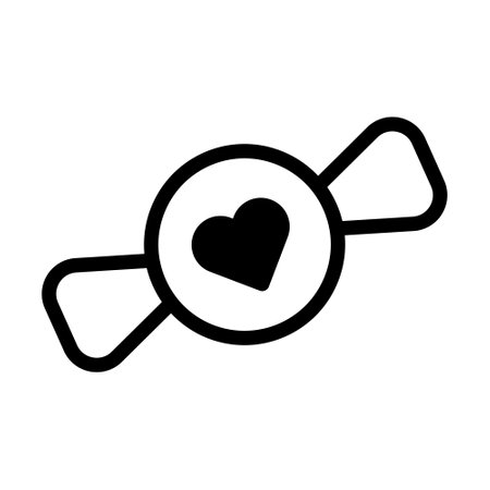 candy dualtone black valentine illustration vector year icon perfect. Icon sign from modern collection for web. Nice design perfect.のイラスト素材
