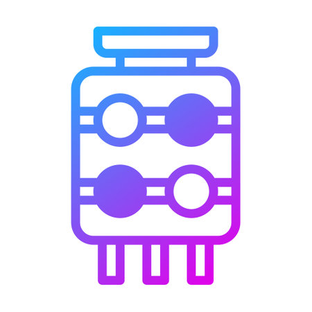 lantern duocolor purple style illustration icon chinese new year perfect. Icon sign from modern collection for web. Nice design perfect.のイラスト素材