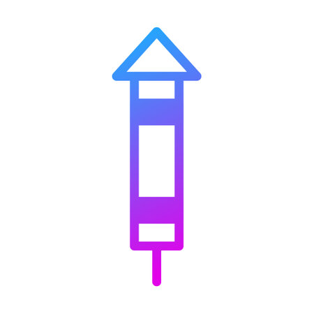 firecrackers duocolor purple style illustration icon chinese new year perfect. Icon sign from modern collection for web. Nice design perfect.のイラスト素材