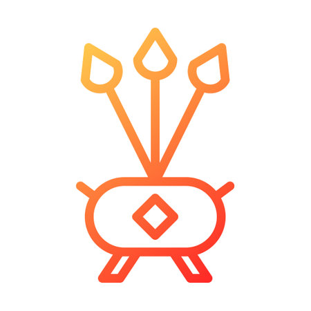 candle duocolor red style illustration icon chinese new year perfect. Icon sign from modern collection for web. Nice design perfect.のイラスト素材