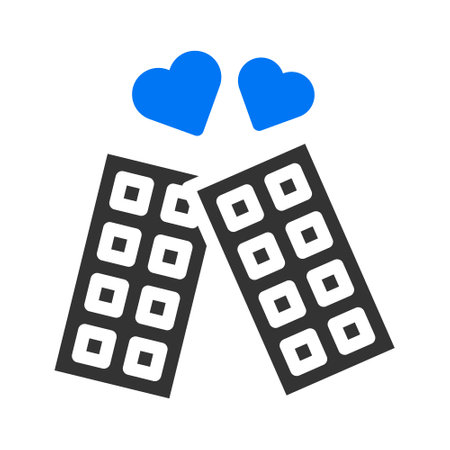chocolate icon solid blue grey style valentine illustration vector element and symbol perfect. Icon sign from modern collection for web. Nice design perfect.のイラスト素材