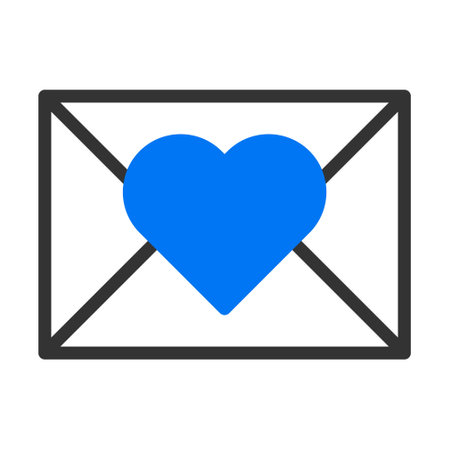 massage icon duotune blue valentine illustration vector element and symbol perfect. Icon sign from modern collection for web.のイラスト素材