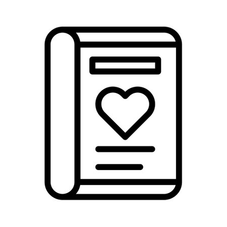 card icon outline style valentine illustration vector element and symbol perfect. Icon sign from modern collection for web.のイラスト素材