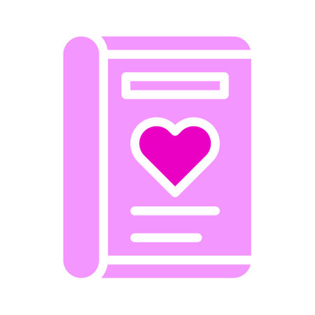 card icon solid pink style valentine illustration vector element and symbol perfect. Icon sign from modern collection for web.のイラスト素材