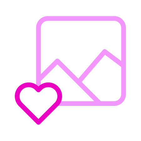 picture icon duocolor pink style valentine illustration vector element and symbol perfect. Icon sign...