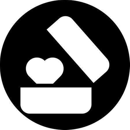 ring icon solid white style valentine illustration vector element and symbol perfect. Icon sign from modern collection for web.のイラスト素材