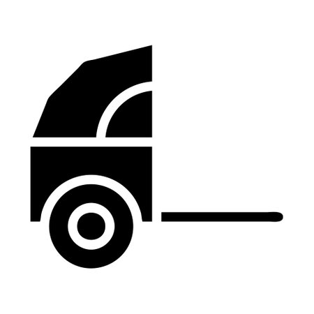 rickshaw icon solid style chinese new year illustration vector perfect. Icon sign from modern collection for web. Nice design perfect.のイラスト素材