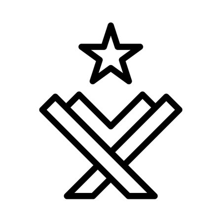 quran icon outline style ramadan illustration vector element and symbol perfect. Icon sign from modern collection for web.のイラスト素材