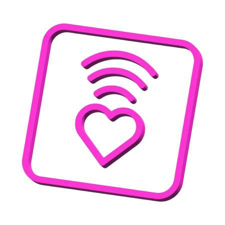 Signal 3D symbol valentine isolated on white background Photo illustration element sign from modern collection 3D style nice design perfectの写真素材