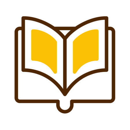 quran icon duotone brown yellow style ramadan illustration vector element and symbol perfect. Icon sign from modern collection for web.のイラスト素材