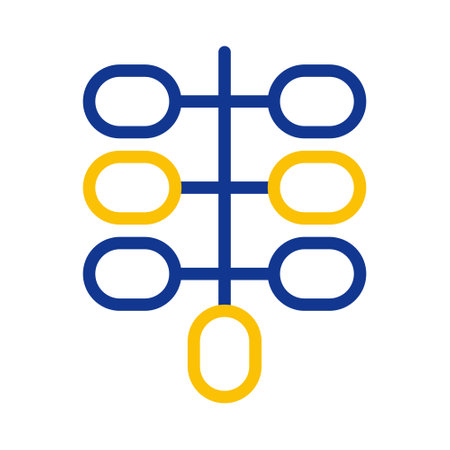 kurma palm icon duocolor blue yellow style ramadan illustration vector element and symbol perfect. Icon sign from modern collection for web.のイラスト素材