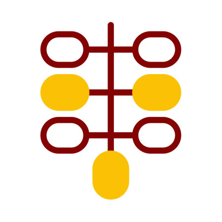 kurma palm icon duotone red yellow style ramadan illustration vector element and symbol perfect. Icon sign from modern collection for web.のイラスト素材