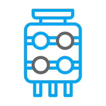 lantern icon duocolor blue style chinese new year illustration vector perfect. Icon sign from modern collection for web. Nice design perfectのイラスト素材