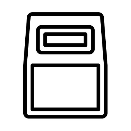 armor icon outline style military illustration vector army element and symbol perfect. Icon sign from modern collection for web.のイラスト素材