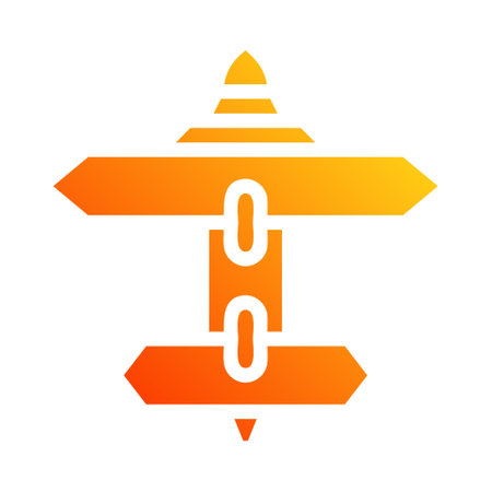 airplane icon solid gradient red style military illustration vector army element and symbol perfect. Icon sign from modern collection for web.のイラスト素材