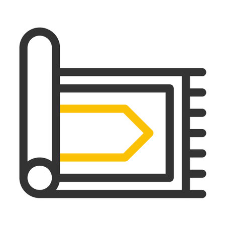 rug icon duocolor grey yellow style ramadan illustration vector element and symbol perfect. Icon sign from modern collection for web.のイラスト素材