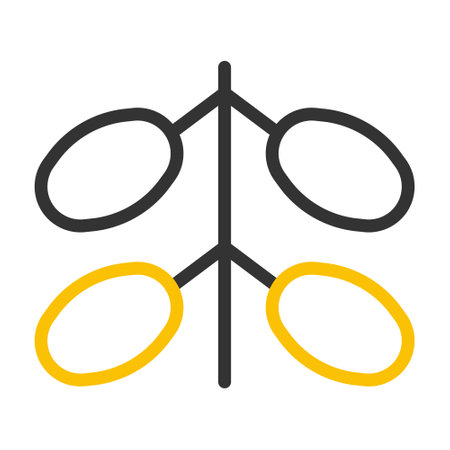 kurma icon duocolor grey yellow style ramadan illustration vector element and symbol perfect. Icon sign from modern collection for web.のイラスト素材