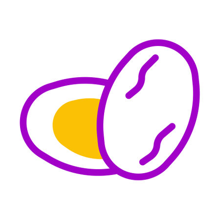 kurma icon duotone purple yellow style ramadan illustration vector element and symbol perfect. Icon sign from modern collection for web.のイラスト素材