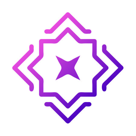 decoration icon solid gradient pink style ramadan illustration vector element and symbol perfect. Icon sign from modern collection for web.のイラスト素材