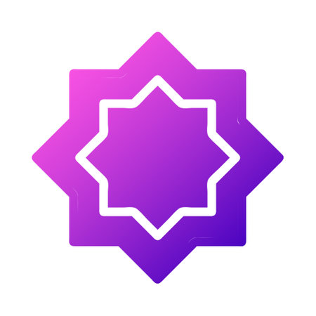 decoration icon solid gradient pink style ramadan illustration vector element and symbol perfect. Icon sign from modern collection for web.のイラスト素材