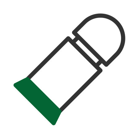 bullet icon duotone grey green style military illustration vector army element and symbol perfect. Icon sign from modern collection for web.のイラスト素材