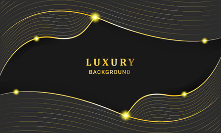 Luxury golden black background for social media design vector pattern vector illustration.のイラスト素材