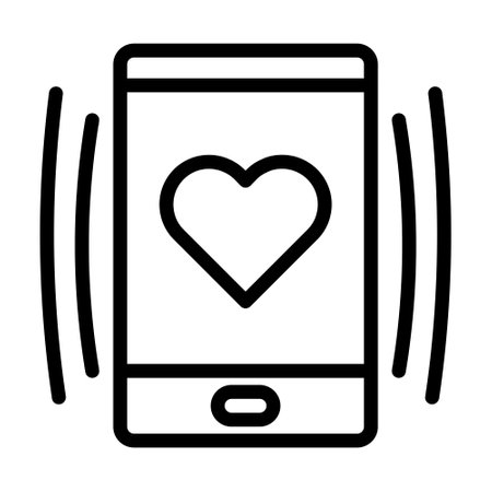 phone mom icon outline black colour mother day illustration vector element and symbol perfect.のイラスト素材