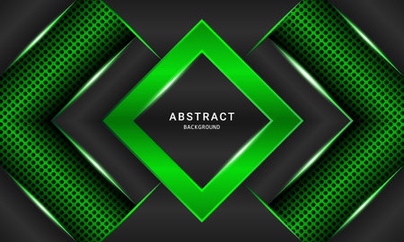 Dark Green abstract modern background for social media design vector illustrationのイラスト素材