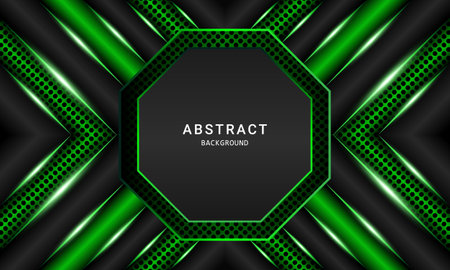 Dark Green abstract modern background for social media design vector illustrationのイラスト素材